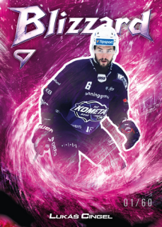 25-26 TELH - Lukáš CINGEL č. BL-02 Blizzard Coral Pink x/60
