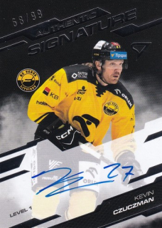 25-26 TELH - Kevin CZUCZMAN č. SL1-KC Authentic Signature Level 1 68/99