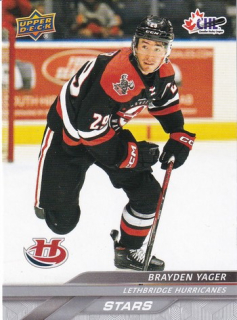24-25 CHL - Brayden YAGER č. 322 Stars