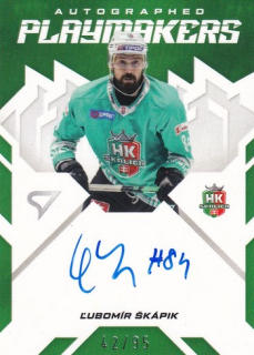 25-26 TIPOS SHL - Ľubomír ŠKÁPIK č. AP-LS Autographed Playmakers 42/95