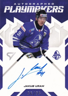 25-26 TIPOS SHL - Jakub URAM č. AP-UR Autographed Playmakers 36/95