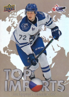 Jan ŠPYNAR 22-23 UD CHL č. TI-18 Top Imports