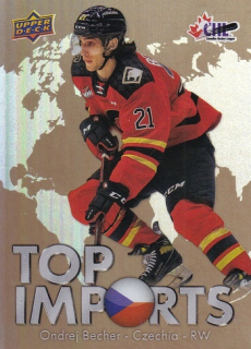 Ondřej BECHER 22-22 UD CHL č. IT-19 Top Imports