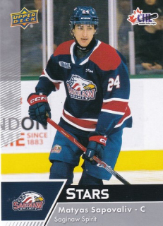 Matyáš ŠAPOVALIV 22-23 UD CHL č. 317 Stars