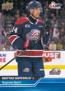 Matyáš ŠAPOVALIV 23-24 UD CHL č. 68 Blue