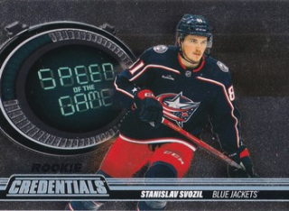 Stanislav SVOZIL 23-24 UD Credentials č. SGR4 Speed of the Game Rookies