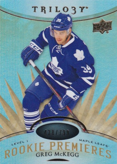 Greg McKEGG 14-15 UD Trilogy č. 105 Rookie Premieres 438/799