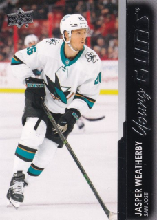 Jasper WEATHERBY 21-22 Upper Deck č. 487 Young Guns
