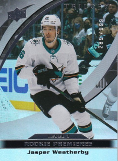 Jasper WEATHERBY 21-22 UD Trilogy č. 33 Rookie Premieres 289/999