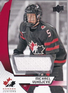 Michael VUKOJEVIC 2019 UD Team Canada Juniors č. 16 Jersey