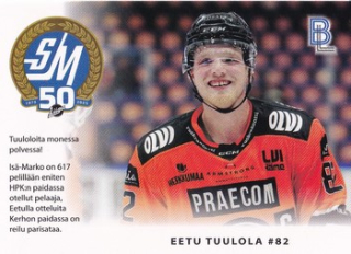 24-25 Blueline - Eetu TUULOLA č. HPK-6/6 Match Card