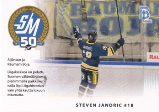 24-25 Blueline - Steven JANDRIC no. LUKKO-2/6 Match Card