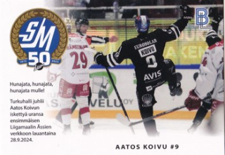 24-25 Blueline - Aatos KOIVU č. TPS-3/6 Match Card