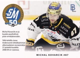 24-25 Blueline - Michal KOVAŘČÍK no. KÄRPÄT-5/6 Match Card
