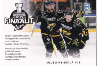 24-25 Blueline - Juuso HEIKKILÄ č. FINAALIT-2/4 Match Card