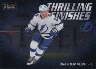 Brayden POINT 19-20 OPC Platinum č. TF-4 Thrilling Finishes