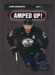 Leon DRAISAITL 21-22 Metal Universe č. AU-7 Amped Up!