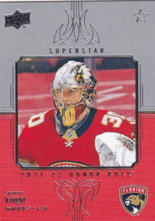 Spencer KNIGHT 21-22 Upper Deck č. HR-11 Honor Roll