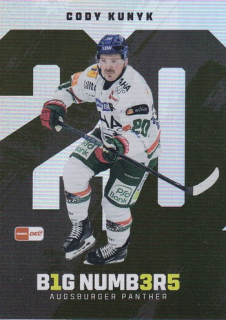 25-26 DEL - Cody KUNYK č. DEL-BN01 Big Numbers