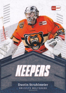 25-26 DEL - Dustin STRAHLMEIER č. DEL-GK14 Keepers x/60