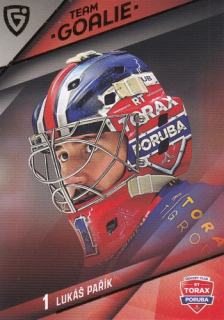 25-26 GOAL CARDS - Lukáš PAŘÍK č. TG-20 Team Goalie