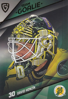 25-26 GOAL CARDS - David HONZÍK č. TG-28 Team Goalie