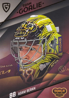 25-26 GOAL CARDS - Adam BERAN č. TG-42 Team Goalie
