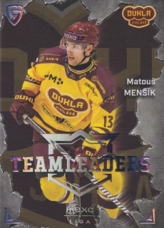 25-26 GOAL CARDS - Matouš MENŠÍK č. TL-17 Team Leaders Parallel x/15