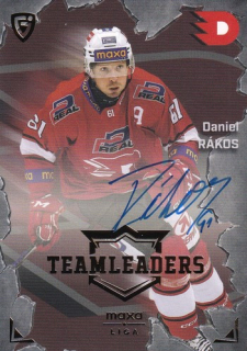 25-26 GOAL CARDS - Daniel RÁKOS č. TL-22 Team Leaders Auto 1/25