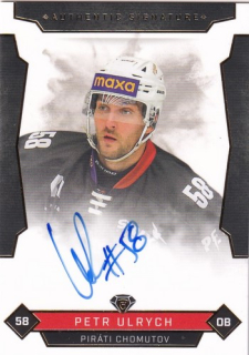 25-26 GOAL CARDS - Petr ULRYCH č. CHOM-4 Authentic Signature 09/25
