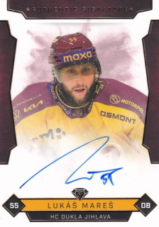 25-26 GOAL CARDS - Lukáš MAREŠ č. JIH-3 Authentic Signature 19/25