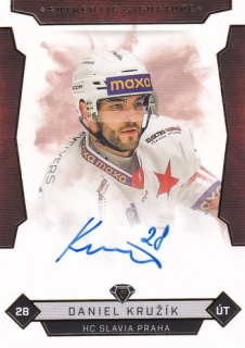 25-26 GOAL CARDS - Daniel KRUŽÍK č. SLA-5 Authentic Signature 22/25