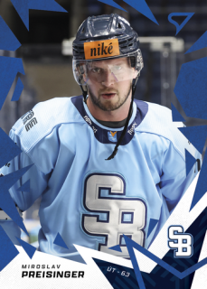 25-26 TIPSPORT LIGA - Miroslav PREISINGER č. 292 Blue Iceberg
