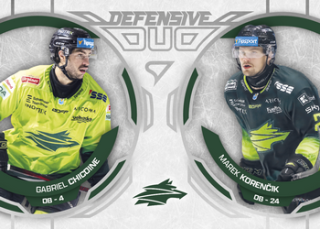 25-26 TIPSPORT LIGA - Gabriel CHICOINE & Marek KORENČÍK č. DD-05 Defensive Duo