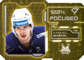 25-26 TIPSPORT LIGA - Samuel BARCÍK č. FS-09 100% Focused