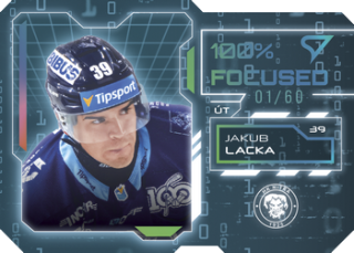 25-26 TIPSPORT LIGA - Jakub LACKA č. FS-03 100% Focused Rainbow Silver x/60