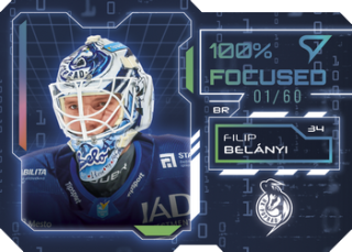 25-26 TIPSPORT LIGA - Filip BELÁNYI č. FS-12 100% Focused Rainbow Silver x/60