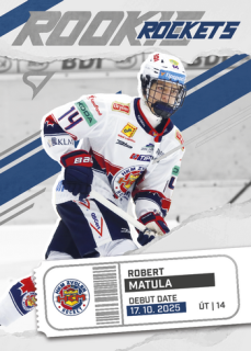 25-26 TIPSPORT LIGA - Robert MATULA č. RR-17 Rookie Rockets