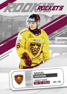 25-26 TIPSPORT LIGA - Samuel NIKMON č. RR-22 Rookie Rockets