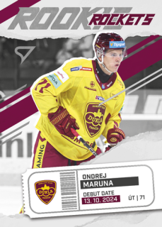 25-26 TIPSPORT LIGA - Ondrej MARUNA č. RR-23 Rookie Rockets