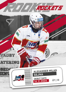 25-26 TIPSPORT LIGA - Alexander Milan SEJNA č. RR-27 Rookie Rockets