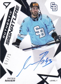 25-26 TIPSPORT LIGA - Patrik MAIER č. SL1-MA Authentic Signature 61/75