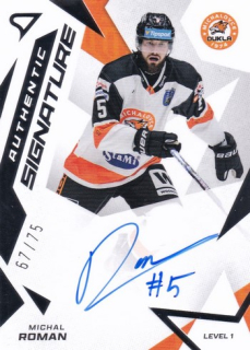 25-26 TIPSPORT LIGA - Michal ROMAN č. SL1-MR Authentic Signature 67/75