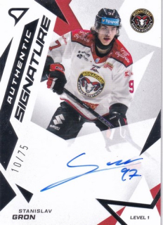 25-26 TIPSPORT LIGA - Stanislav GRON č. SL1-SG Authentic Signature 10/75