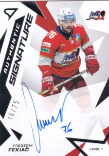 25-26 TIPSPORT LIGA - Frederik FEKIAČ č. SL1-FF Authentic Signature 16/75
