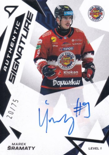 25-26 TIPSPORT LIGA - Marek ŠRAMATY č. SL1-MS Authentic Signature 20/75