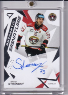25-26 TIPSPORT LIGA - David STRÁNSKÝ č. SL2-DS Authentic Signature 35/35