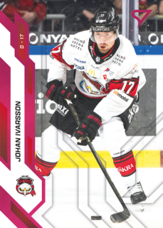 25-26 SHL - Johan IVARSSON no. 129 Crimson Pink