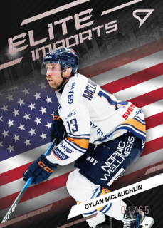 25-26 SHL - Dylan McLAUGHLIN no. EI-15 Elite Imports Light Copper x/65