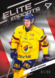 25-26 SHL - Colby SISSONS no. EI-34 Elite Imports Light Copper x/65